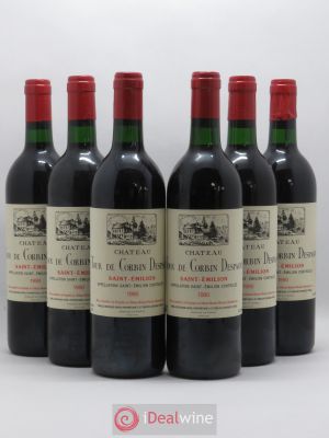 Saint-Émilion Château Tour De Corbin Despagne 1990 - Lot of 6 Bottles