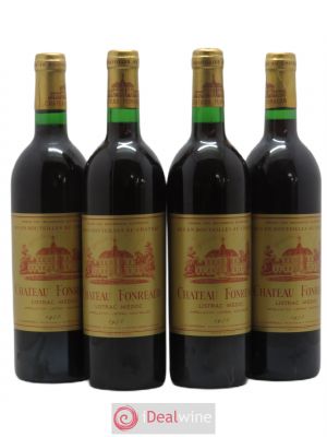 Château Fonréaud Cru Bourgeois (no reserve) 1975 - Lot of 4 Bottles