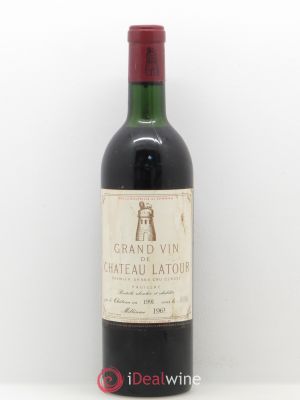 Château Latour 1er Grand Cru Classé Reconditionné en 1991 1961 - Lot of 1 Bottle