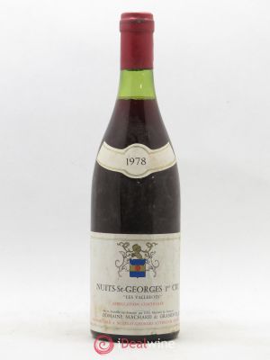 Nuits Saint-Georges 1er Cru Les Vallerots Machard de Gramont 1978 - Lot of 1 Bottle