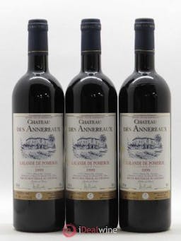 Château Annereaux (no reserve) 1999 - Lot of 3 Bottles