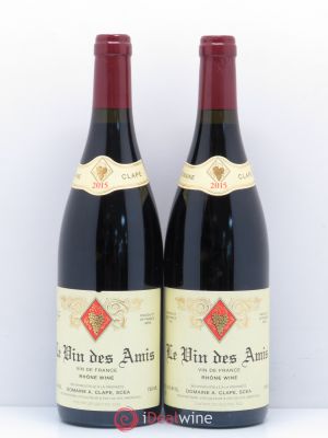 Vin de France Le Vin des Amis Auguste Clape  2015 - Lot of 2 Bottles