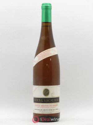 Vins Etrangers Suisse Petite Arvine du Valais Sous l'escalier Récolte Tardive Domaine du Mont d'Or  1995 - Lot of 1 Bottle