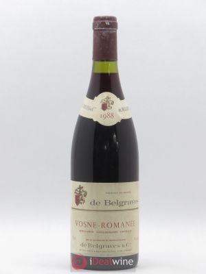 Vosne-Romanée De Bellegrave et Cie 1988 - Lot of 1 Bottle