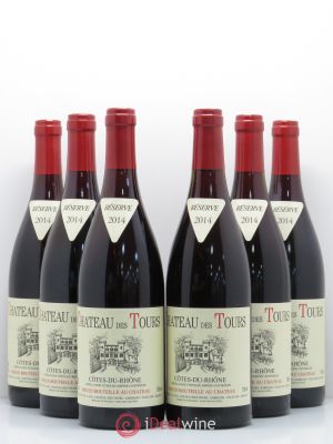 Côtes du Rhône Château des Tours E.Reynaud  2014 - Lot of 6 Bottles