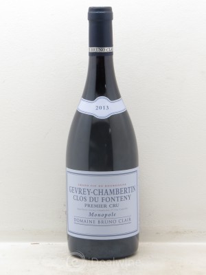 Gevrey-Chambertin 1er Cru Clos du Fonteny Bruno Clair (Domaine)  2013 - Lot of 1 Bottle
