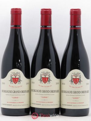Bourgogne Grand Ordinaire Gamay Geantet Pansiot (no reserve) 2010 - Lot of 3 Bottles
