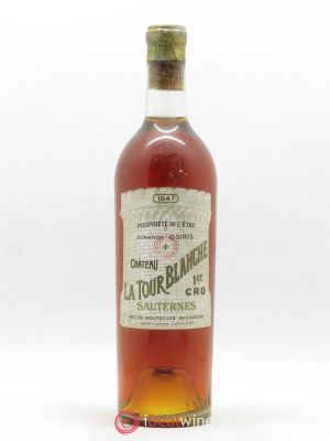 Château la Tour Blanche 1er Grand Cru Classé  1947 - Lot of 1 Bottle