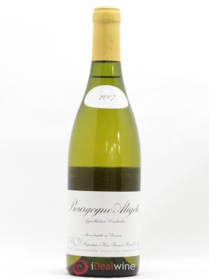 Bourgogne Aligoté Leroy (Domaine)  2007 - Lot of 1 Bottle