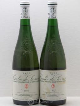 Savennières Clos de la Coulée de Serrant Nicolas Joly  1997 - Lot of 2 Bottles