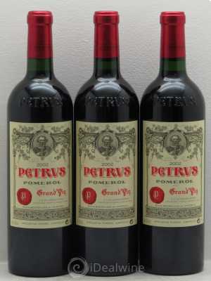 Petrus  2002 - Lot of 3 Bottles