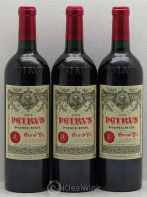 Petrus  2004 - Lot of 3 Bottles