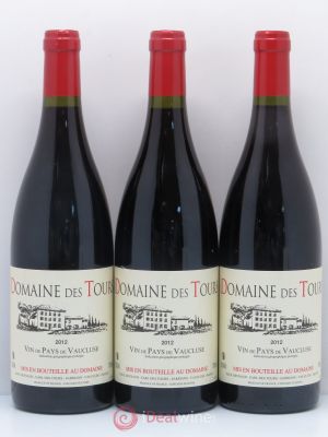 IGP Vaucluse (Vin de Pays de Vaucluse) Domaine des Tours E.Reynaud  2012 - Lot de 3 Bouteilles
