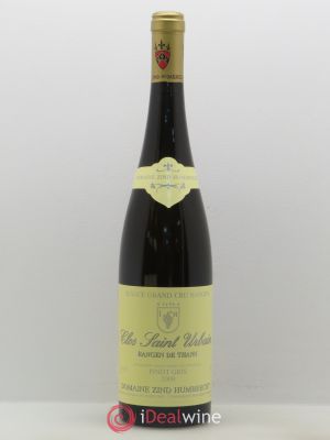 Pinot Gris Grand Cru Rangen de Thann Zind-Humbrecht (Domaine) Clos Saint Urbain 2009 - Lot of 1 Bottle