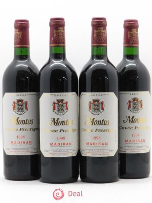 Madiran Château Montus-Prestige Alain Brumont  1998 - Lot of 4 Bottles