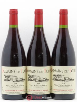 IGP Vaucluse (Vin de Pays de Vaucluse) Domaine des Tours E.Reynaud  2011 - Lot of 3 Bottles
