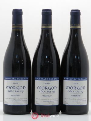 Morgon Côte du Py Réserve Jean-Marc Burgaud (Domaine)  2005 - Lot of 3 Bottles