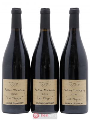 Saumur-Champigny Les Poyeux Antoine Sanzay  2015 - Lot of 3 Bottles