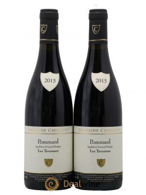Pommard Les Tavannes Chicotot 2015 - Lot of 2 Bottles
