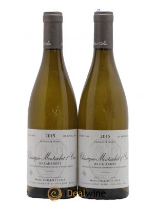 Chassagne-Montrachet 1er cru Les Caillerets Marc Colin & Fils 2015 - Lot de 2 Bottles