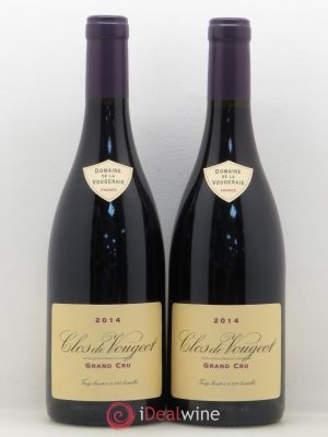 Clos de Vougeot Grand Cru La Vougeraie  2014 - Lot of 2 Bottles
