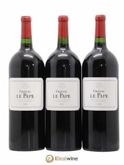 Pauillac Château Le Pape 2015 - Lot of 3 Magnums