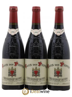 Châteauneuf-du-Pape Clos des Papes - Paul Avril  2016 - Lot of 3 Bottles