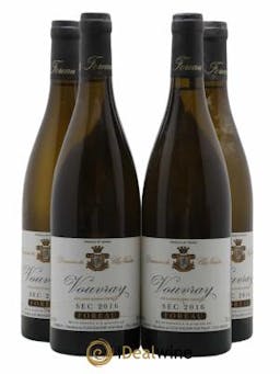 Vouvray Sec Clos Naudin - Philippe Foreau  2016 - Lot of 4 Bottles