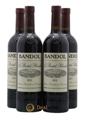 Bandol La Bastide Blanche Famille Bronzo  2016 - Lot of 4 Bottles