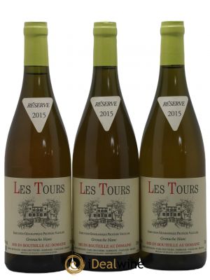 IGP Vaucluse (Vin de Pays de Vaucluse) Les Tours Grenache Blanc Emmanuel Reynaud  2015 - Lot de 3 Bouteilles