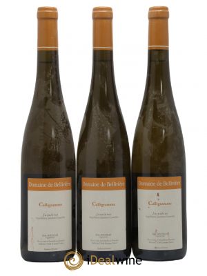 Jasnières Calligramme Domaine de Bellivière  2015 - Lot of 3 Bottles