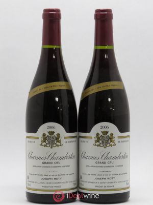 Charmes-Chambertin Grand Cru Très vieilles vignes Joseph Roty (Domaine)  2006 - Lot de 2 Bouteilles