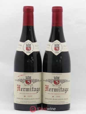 Hermitage Jean-Louis Chave  2006 - Lot of 2 Bottles