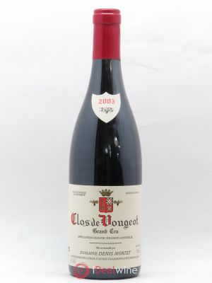 Clos de Vougeot Grand Cru Denis Mortet (Domaine)  2003 - Lot of 1 Bottle