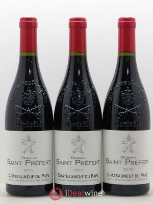 Châteauneuf-du-Pape Isabel Ferrando  2015 - Lot of 3 Bottles