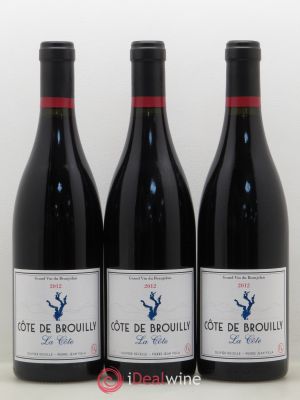Côte de Brouilly Decelle-Villa La Côte (no reserve) 2012 - Lot of 3 Bottles
