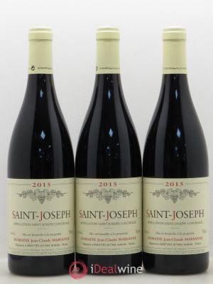 Saint-Joseph Jean-Claude Marsanne (Domaine)  2015 - Lot of 3 Bottles