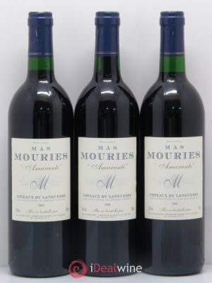 Coteaux du Languedoc Mas Mouriès Amarante (no reserve) 2000 - Lot of 3 Bottles