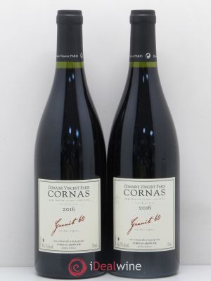 Cornas Granit 60 Vieilles Vignes Vincent Paris (sans prix de réserve) 2016 - Lot de 2 Bouteilles