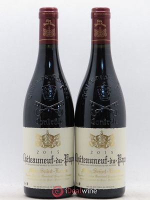 Châteauneuf-du-Pape Mas Saint Louis 2015 - Lot of 2 Bottles