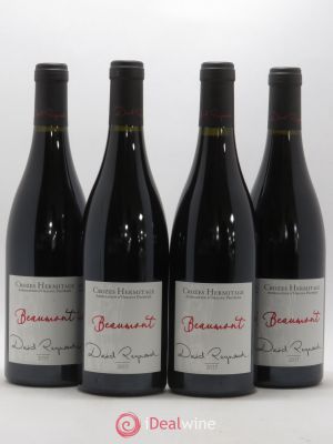 Crozes-Hermitage Beaumont Domaine Les Bruyères David Reynaud (no reserve) 2017 - Lot of 4 Bottles