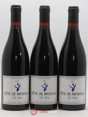 Côte de Brouilly La Côte Decelle-Villa (no reserve) 2012 - Lot of 3 Bottles