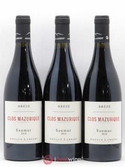 Saumur Clos Mazurique Arnaud Lambert (no reserve) 2018 - Lot of 3 Bottles