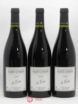 Saint-Joseph Les Côtes Vincent Paris (no reserve) 2018 - Lot of 3 Bottles