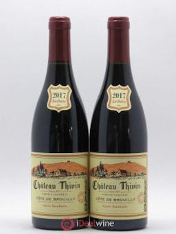 Côte de Brouilly Cuvée Zaccharie Château Thivin (no reserve) 2017 - Lot of 2 Bottles