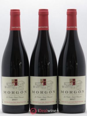Morgon La Voûte Saint Vincent Louis-Claude Desvignes (Domaine) (no reserve) 2017 - Lot of 3 Bottles
