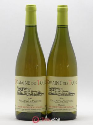 IGP Vaucluse (Vin de Pays de Vaucluse) Domaine des Tours E.Reynaud clairette (sans prix de réserve) 2016 - Lot de 2 Bouteilles