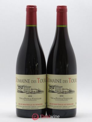 IGP Vaucluse (Vin de Pays de Vaucluse) Domaine des Tours Domaine des Tours E.Reynaud (sans prix de réserve) 2016 - Lot de 2 Bouteilles