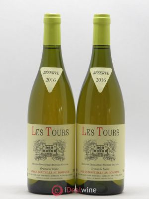 IGP Vaucluse (Vin de Pays de Vaucluse) Les Tours Grenache Blanc E.Reynaud (no reserve) 2016 - Lot of 2 Bottles