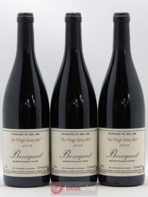 Bourgueil Vingt Lieux Dits Domaine du Bel Air (no reserve price) 2018 - Lot of 3 Bottles
